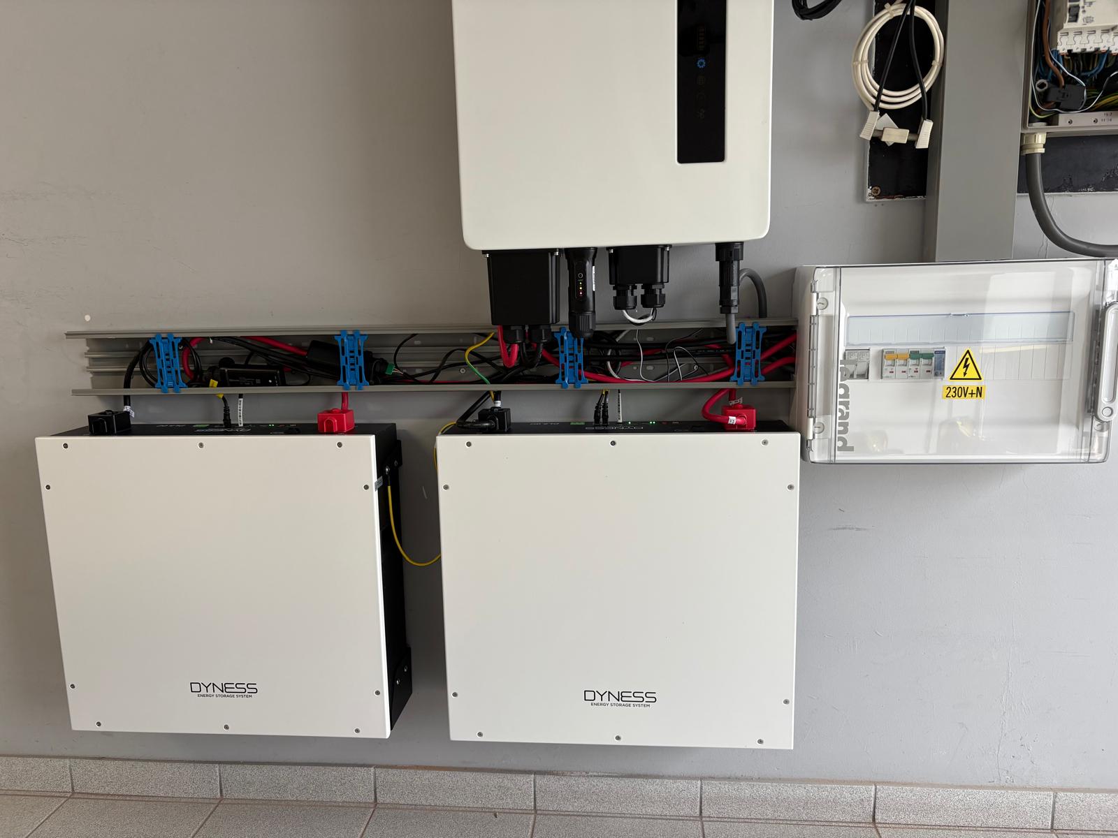 Thuisbatterij energieopslag